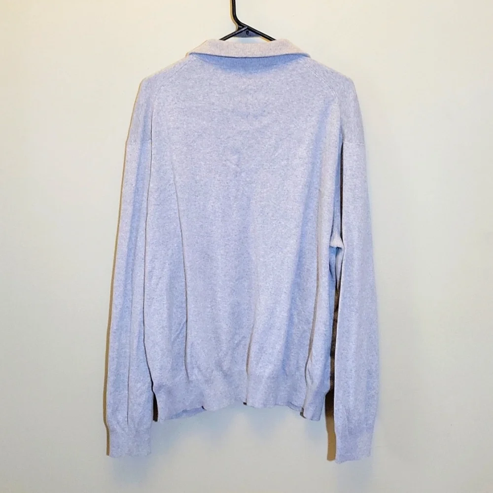 Gray Polo Long Sleeve Shirt